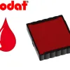 Cassette encrage trodat 6/4923c pour tampon encreur printy 4923/4930 taille empreinte 30x30mm coloris rouge