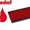 Cassette encrage trodat 6/4926c pour tampon encreur printy 4926/4726 taille empreinte 75x38mm coloris rouge