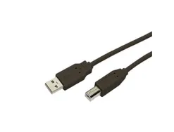 Câble usb a-b 2.0 relie pc à imprimante scanner disque dur externe hub équipé port 2.0 longueur câble 1.8m