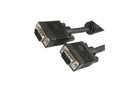 Câble vga hd/db15 relie pc à moniteur prise femelle db15 longueur câble 1,8m