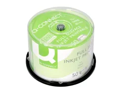 Cd-r q-connect capacité 700mb 80min vitesse 52x fiable grande capacité tour 50 unités