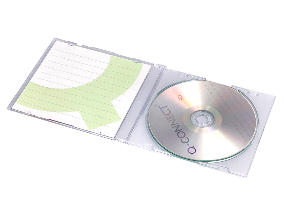 Cd-r q-connect 700mb 80min boîtier slim 10 un