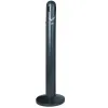 Cendrier coldis dome sur pied avec reservoir 3l coloris anthracite