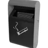 Cendrier coldis mural etouffoir 1,5l coloris noir