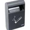 Cendrier mural probbax capacite 1,5 l environ 150 megots coloris gris fonce