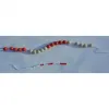 Chainettes de calcul wissner de 0 a 20 2 couleurs 20 boules rouges et blanches