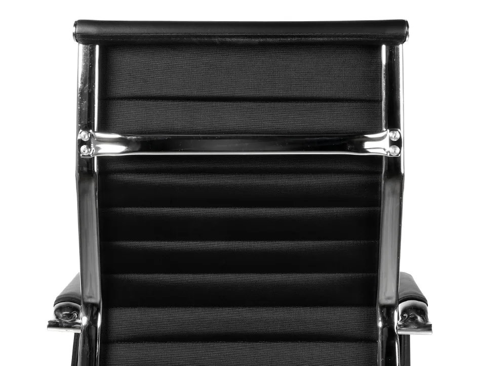 Chaise bureau q-connect bosa simil cuir base metallique haut max 1130 larg 550 prof 630mm roues premium coloris noir