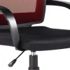 Chaise bureau q-connect rotative base nylon maille maximum supporte 120kg 900+100x560x570mm rouge