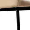 Chaise confident q-connect siemione base metallique haut max 820 larg 570 prof 580 coloris marron