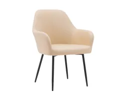 Chaise confident q-connect siemione base metallique haut max 820 larg 570 prof 580 coloris marron