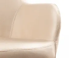 Chaise confident q-connect siemione base metallique haut max 820 larg 570 prof 580 coloris marron