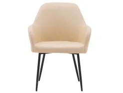 Chaise confident q-connect siemione base metallique haut max 820 larg 570 prof 580 coloris marron