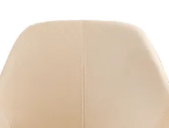 Chaise confident q-connect siemione base metallique haut max 820 larg 570 prof 580 coloris marron