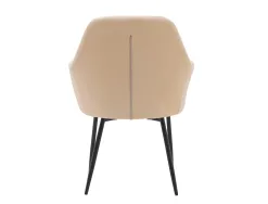 Chaise confident q-connect siemione base metallique haut max 820 larg 570 prof 580 coloris marron