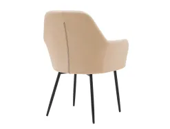 Chaise confident q-connect siemione base metallique haut max 820 larg 570 prof 580 coloris marron