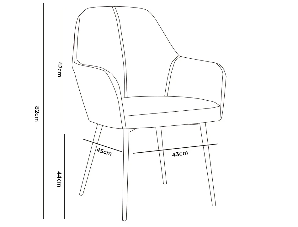Chaise confident q-connect siemione base metallique haut max 820 larg 570 prof 580 coloris gris clair