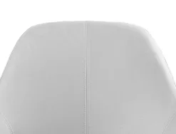 Chaise confident q-connect siemione base metallique haut max 820 larg 570 prof 580 coloris gris clair