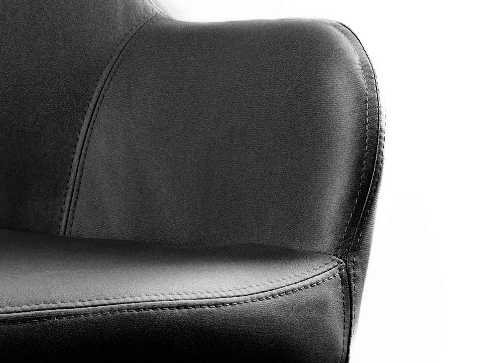 Chaise confident q-connect siemione base metallique haut max 820 larg 570 prof 580 coloris gris fonce