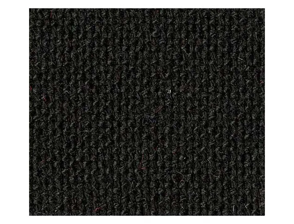 Chaise de conference iso classic tissu polyfibre structure 4 pieds metal epoxy noir