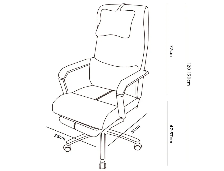 Chaise direction q-connect ravenna simil cuir base metallique haut max 1300 larg 550 prof 510mm roues premium noir
