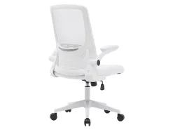 Chaise operateur q-connect alba maille base metallique haut max 1110 larg 610 prof 580mm roues premium coloris blanc