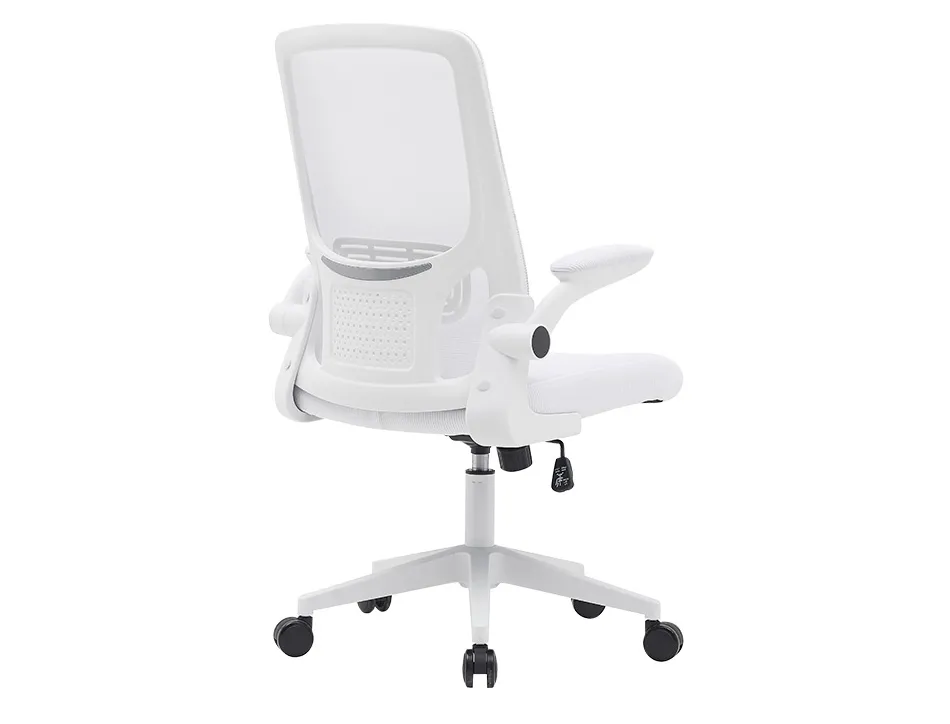 Chaise operateur q-connect alba maille base metallique haut max 1110 larg 610 prof 580mm roues premium coloris blanc