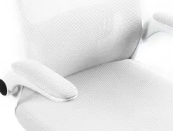 Chaise operateur q-connect alba maille base metallique haut max 1110 larg 610 prof 580mm roues premium coloris blanc