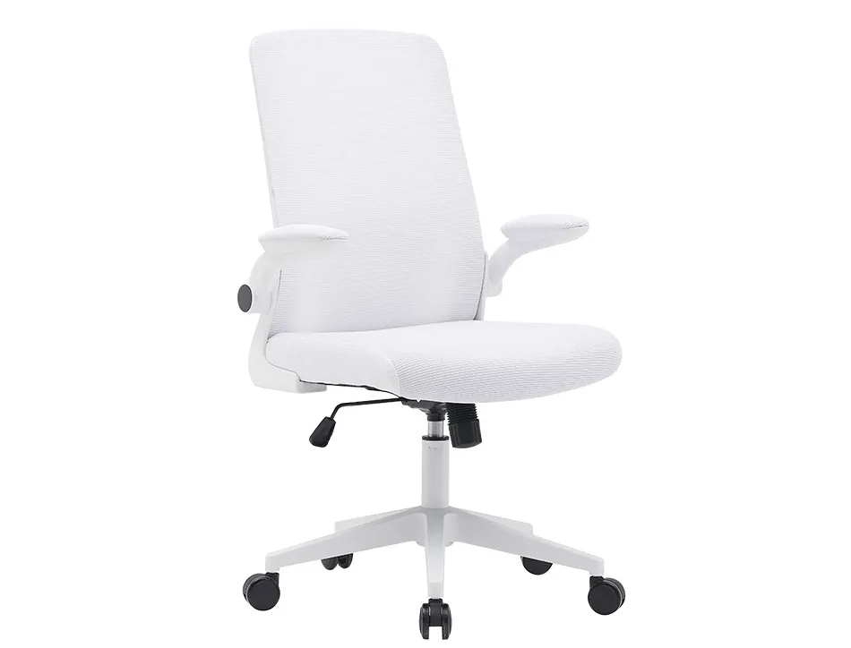 Chaise operateur q-connect alba maille base metallique haut max 1110 larg 610 prof 580mm roues premium coloris blanc