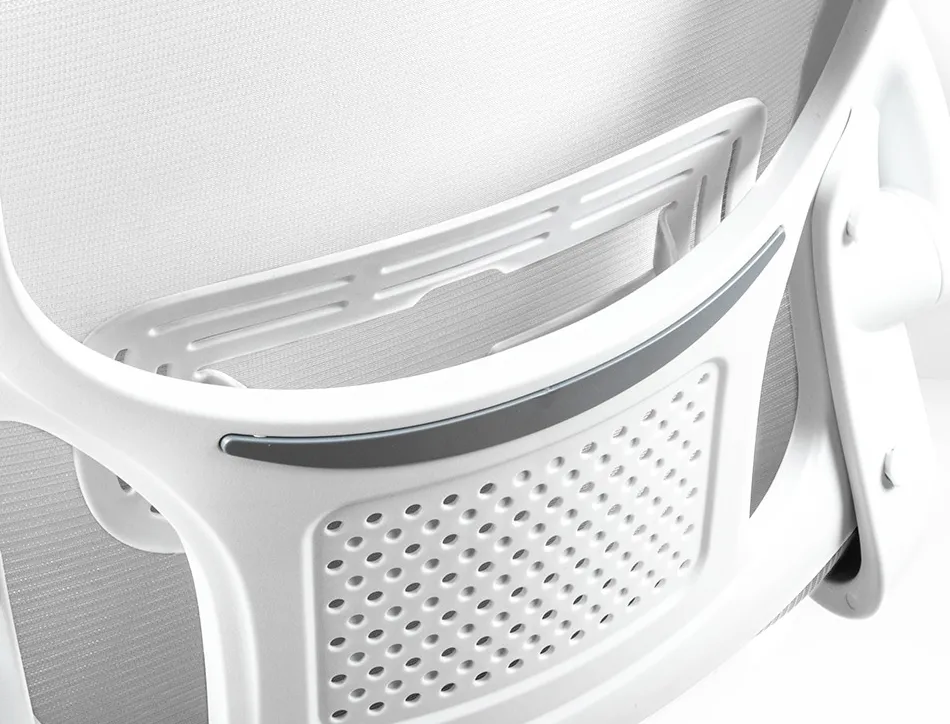 Chaise operateur q-connect alba maille base metallique haut max 1110 larg 610 prof 580mm roues premium coloris blanc