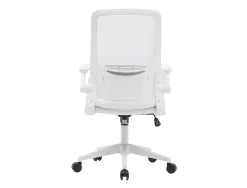 Chaise operateur q-connect alba maille base metallique haut max 1110 larg 610 prof 580mm roues premium coloris blanc