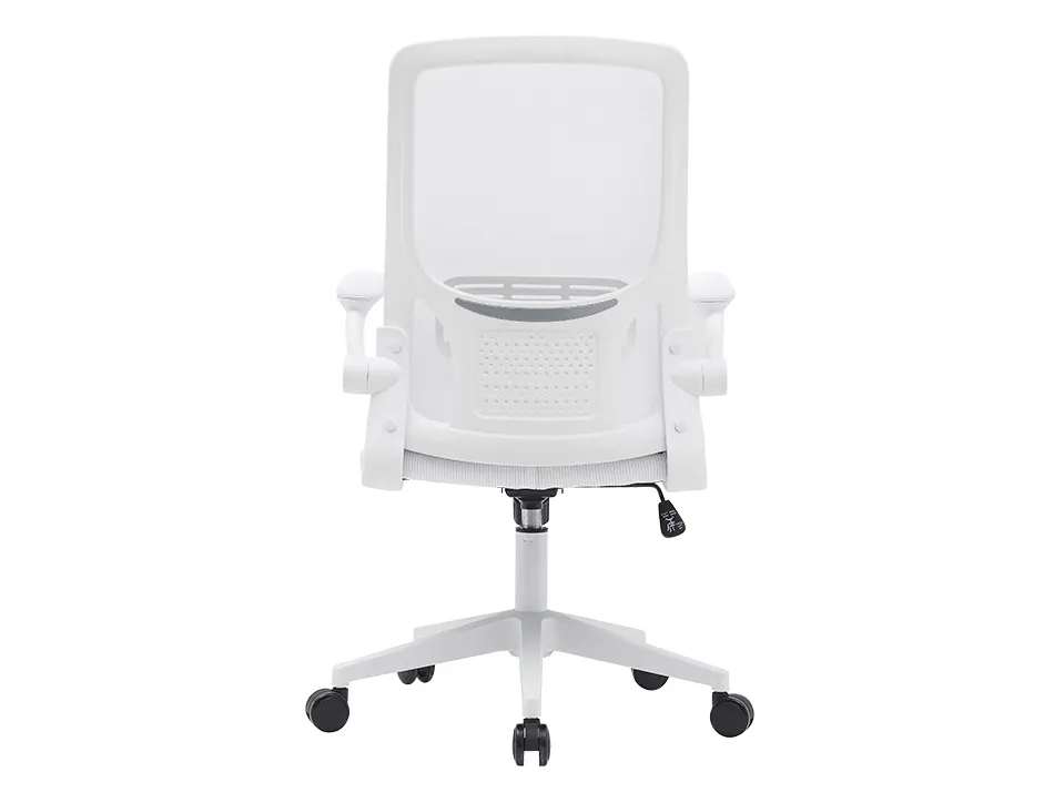 Chaise operateur q-connect alba maille base metallique haut max 1110 larg 610 prof 580mm roues premium coloris blanc