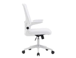 Chaise operateur q-connect alba maille base metallique haut max 1110 larg 610 prof 580mm roues premium coloris blanc