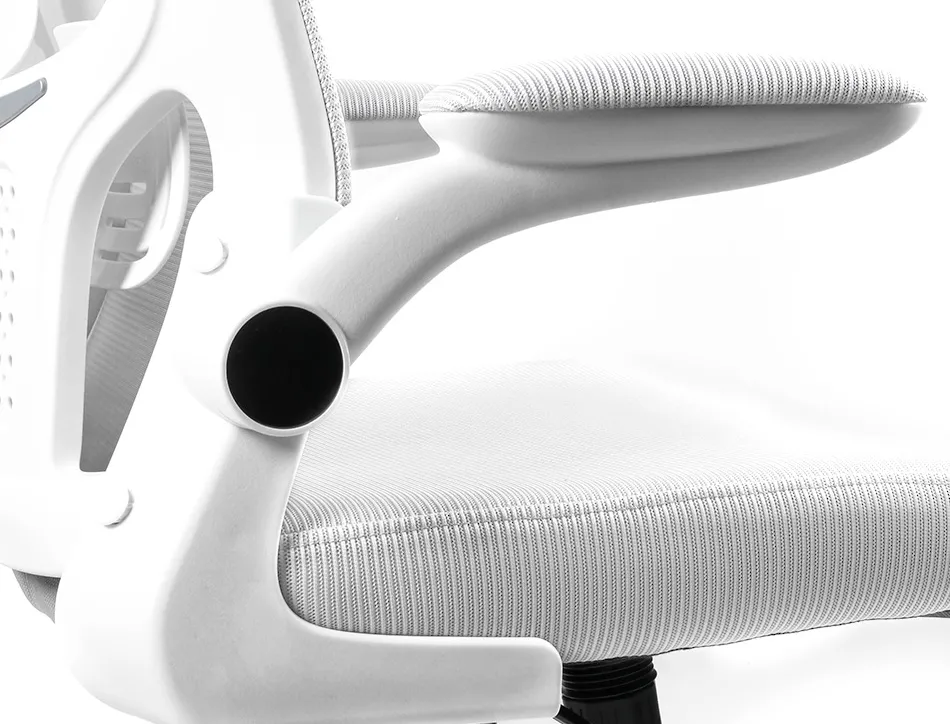 Chaise operateur q-connect alba maille base metallique haut max 1110 larg 610 prof 580mm roues premium coloris blanc