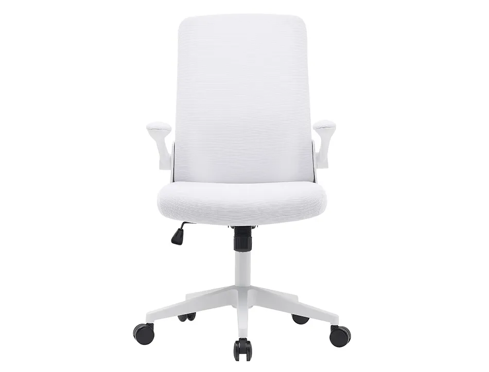 Chaise operateur q-connect alba maille base metallique haut max 1110 larg 610 prof 580mm roues premium coloris blanc