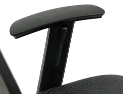 Chaise operateur q-connect ancona maille base metallique haut max 1110 larg 660 prof 590 roues premium coloris noir