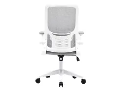 Chaise operateur q-connect alba maille base metallique haut max 1110 larg 610 prof 580mm roues premium gris clair
