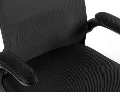 Chaise operateur q-connect alba maille base metallique haut max 1110 larg 610 prof 580mm roues premium coloris noir