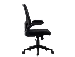 Chaise operateur q-connect alba maille base metallique haut max 1110 larg 610 prof 580mm roues premium coloris noir
