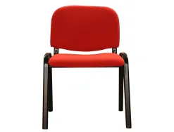 Chaise q-connect connect empilable 4 pieds poids maximum supporté 100kg 91x49x44cm coloris rouge 5.3kg