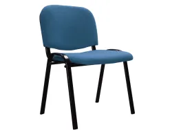 Chaise q-connect connect empilable 4 pieds poids maximum supporté 100kg 91x49x44cm coloris bleu 5.3kg