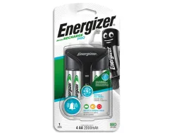 Chargeur energizer pro piles aa aaa 2000mah 2 ou 4 piles indicateurs lumineux
