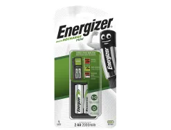 Chargeur piles energizer aa/aa a i.c.e. hr6 voyage ultra-compact léger livré 2 accumulateurs préchargés aa 2000mah