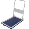 Chariot pliant 4 roues dossier rabattable plateforme tapis antidérapant charge maximale 300kg 16.2kg