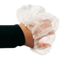Charlotte a clip coldis blanche polypropylene non tisse boite de 100 unites