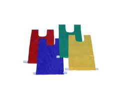 Chasuble first loisirs taille l 60x35cm coloris bleu lot 6 unites
