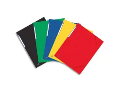 Chemise 3 rabats elba top file carte lustrée 7/10e format a3 dos 25mm élastique coloris assortis
