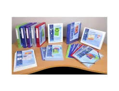 Chemise 3 rabats exacompta krea cover a4 couverture personnalisable pp opaque coloris blanc