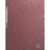 Chemise 3 rabats exacompta skandi a4 carte lustree 400gr fermeture elastique coloris vieux rose