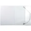 Chemise 3 rabats exacompta krea cover a4 couverture personnalisable pp transparent coloris blanc