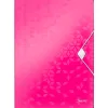 Chemise 3 rabats leitz wow polypropylène fermeture élastique coloris rose 235x320mm